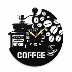 ساعت دیواری دکوراتیو سایز40 طرح coffee