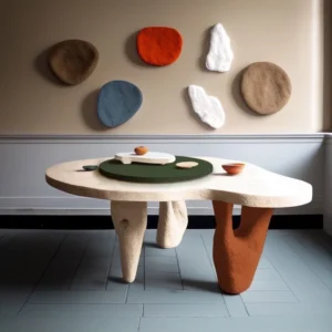 میز جلو مبلی مجسمه‌گونه «آرو» برند شوپا Auro Sculptural Coffee Table