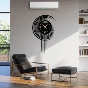 ساعت دیواری مینیمال دکوراتیو کدGJ1212