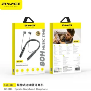 هندزفری گردنی اوی مدل G81BL کد 1096 (SR)