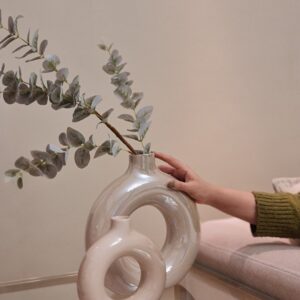 گلدان جفت دونات لاستر(TMB51)